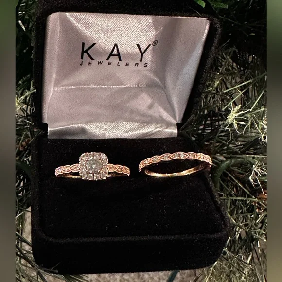 Neil Lane Bridal Set Rose Gold - Picture 4 of 6